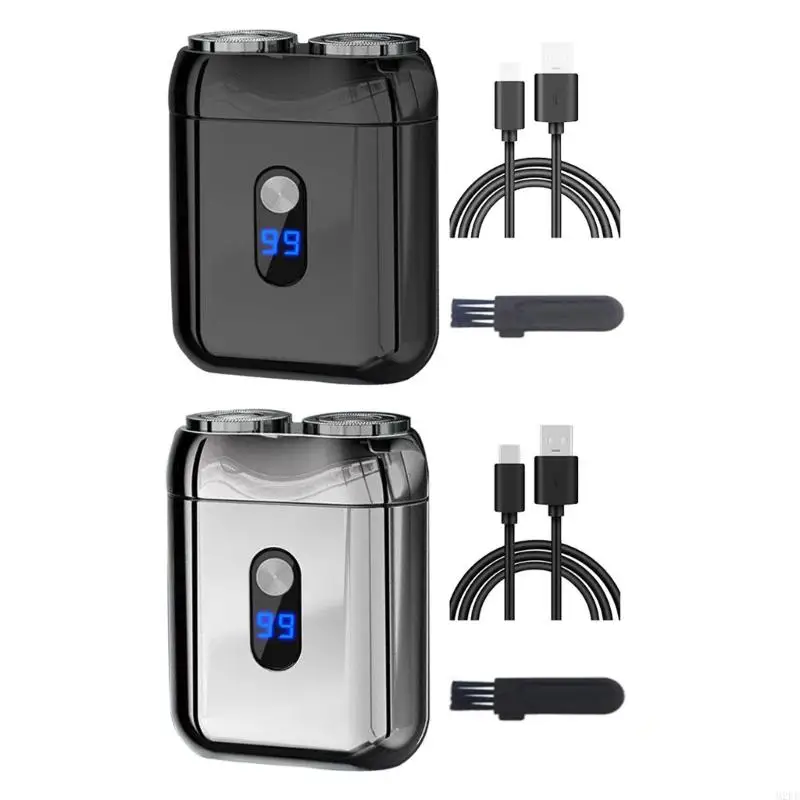 2025 جديد مزدوج الرأس المغناطيسي شحن كهربائي مكافحة المياه مقاومة للماء قابلة للشحن قابلة لليمة لحيتها مجموعة أدوات الاستمالة