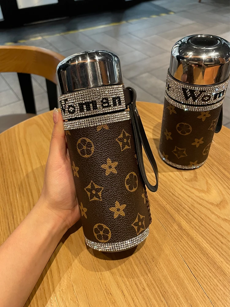 

High Aesthetic Value Women's Stainl Steel 36 Insulated Water Cup Tea Water Separation Tea Cup with Carry Rope from Mainla...