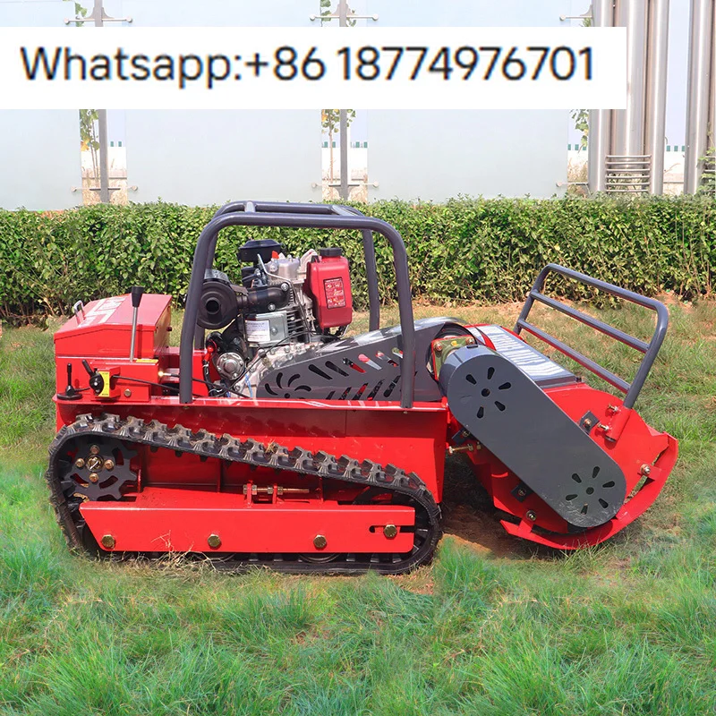 

MINGYANG 80cm 100cm 120cm Grass Cutter Powerful Diesel Engine Home Garden Use Remote Control Lawn Mower