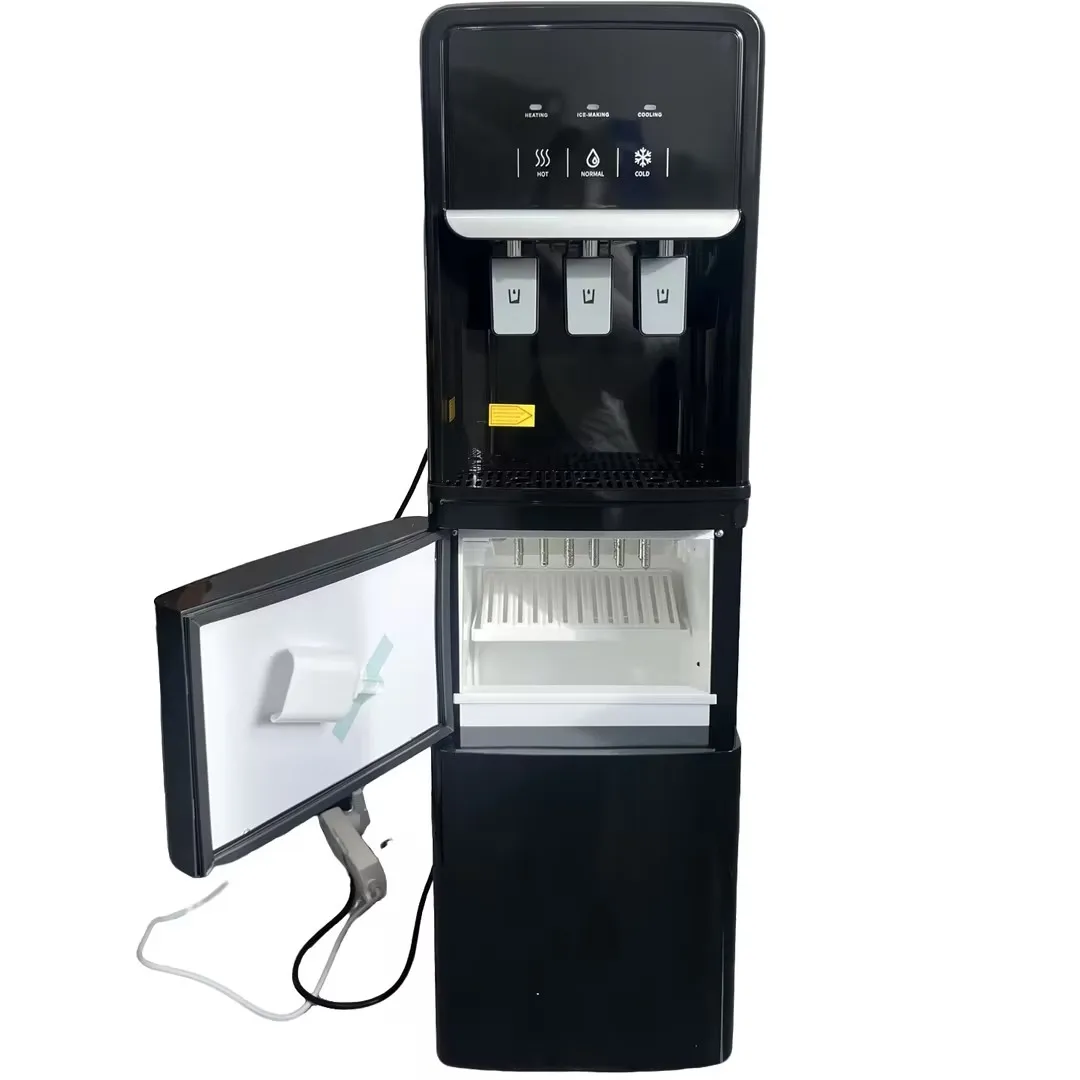 Top Load Electric Freestanding Water Dispenser Hot and Cold Water Dispenser Machine with Ice Maker