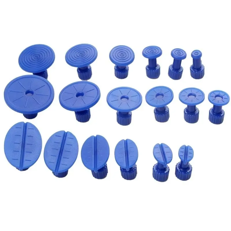 Qua para coche, adhesivo Universal, pestañas de pegamento azul, Kit de herramientas de repuesto, reparación de abolladuras sin pintura, removedor automático, granizo, 6 uds.