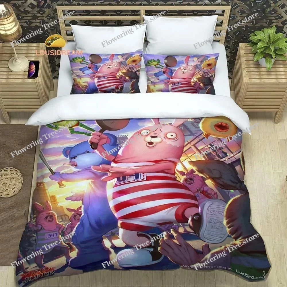 

Cute Usavich Sheets Quilt Covers Bedding Dormitory Sheets Three-piece Bedding Set Three-piece Soft Warm Bedding Set