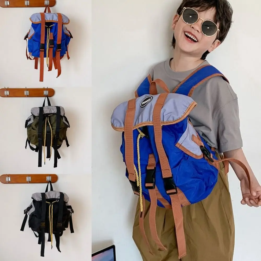 Zaino per bambini alla moda di alta qualità Mini Hiphop Borse da scuola per bambini Borsa portaoggetti Bookbag Ragazzi