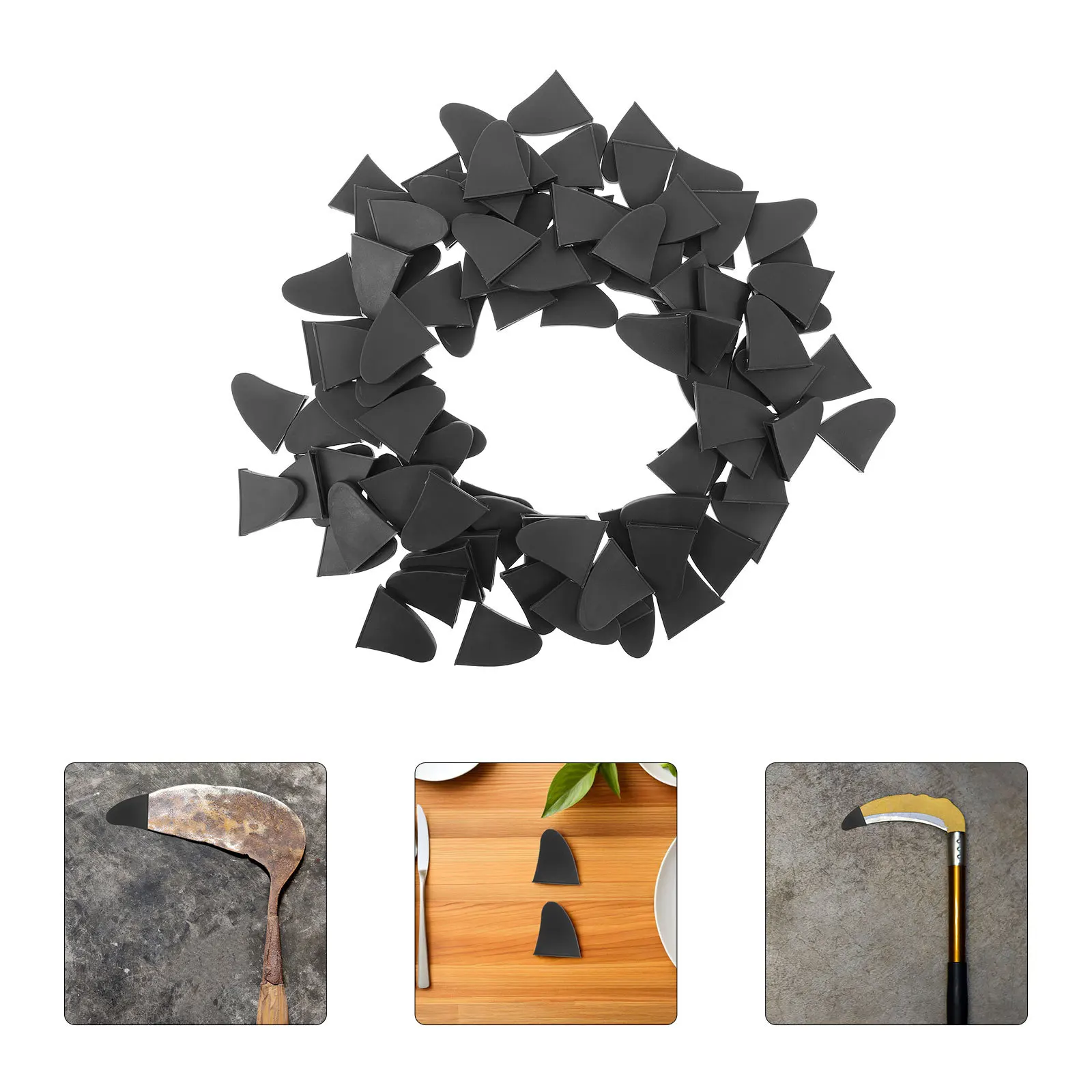 

100Pcs Knife Tool Protector Sleeve Plastic and Hatchet Tip Guard Anti-Scratch Blade Cover Reusable Safety for Storage