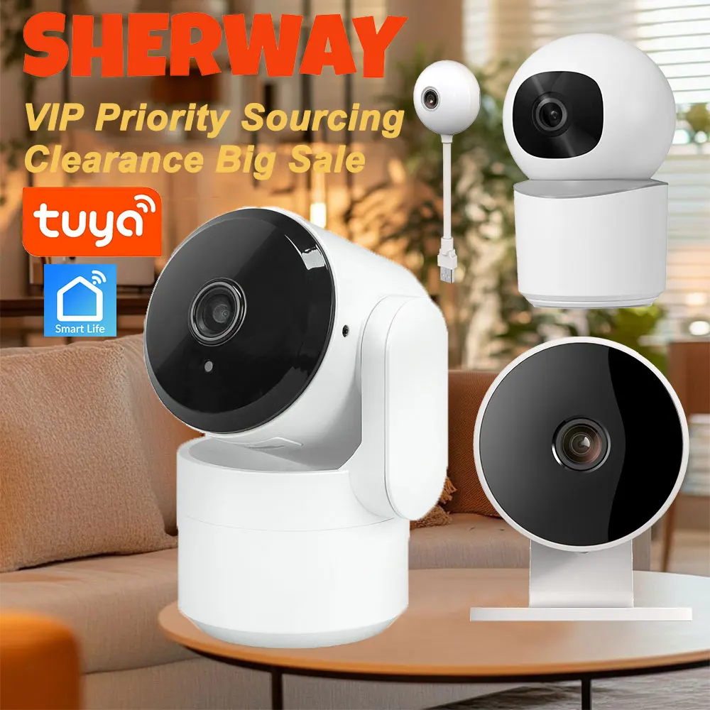 كاميرا Tuya 2K داخلية واي فاي IP كاميرا مراقبة الطفل AI كشف الحركة البشرية HD اللون للرؤية الليلية مراقبة الفيديو