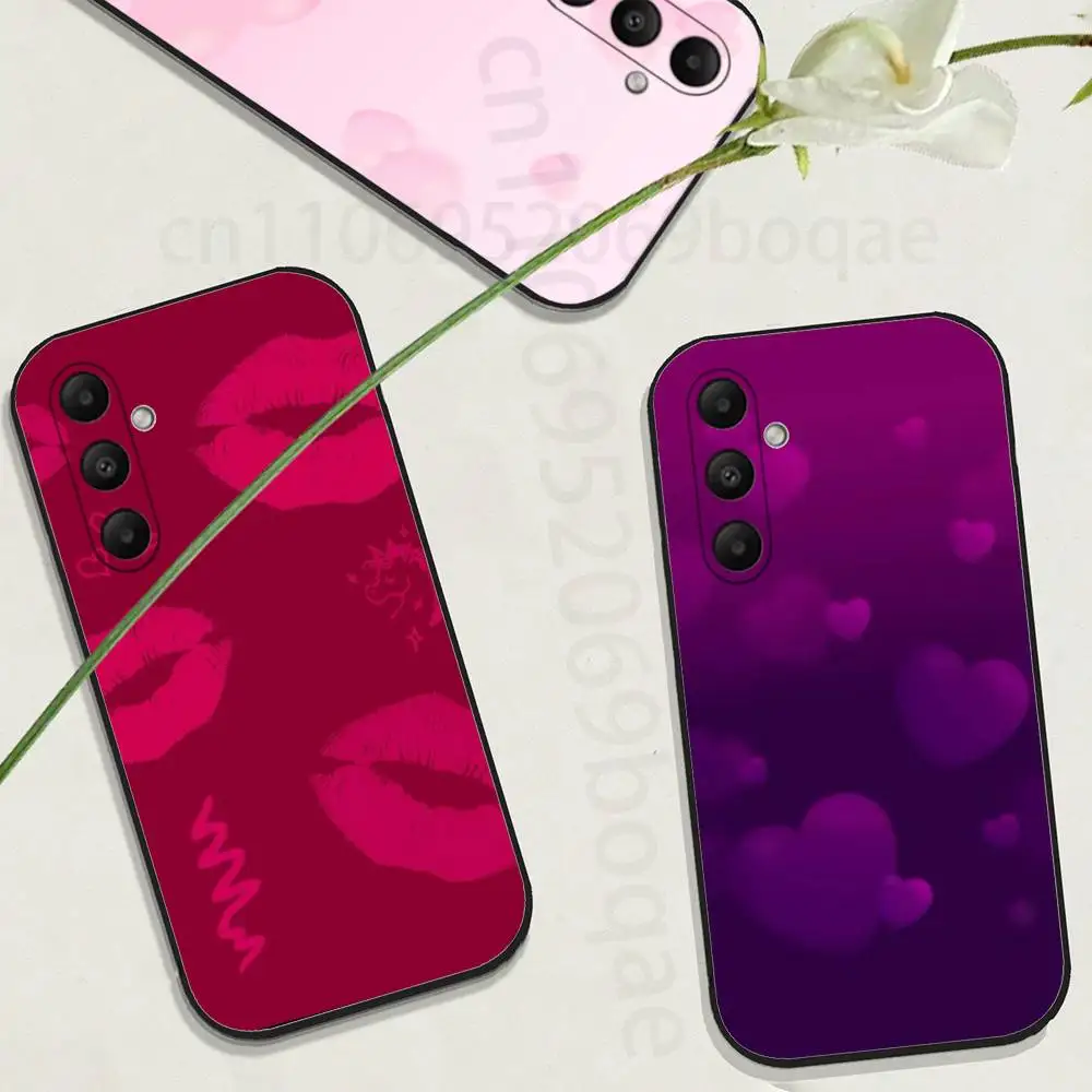 Sweetie Lip Mark Phone Case for Samsung Galaxy A73,23,53,33,24,72,22,52,32,54,A34 Soft Cover