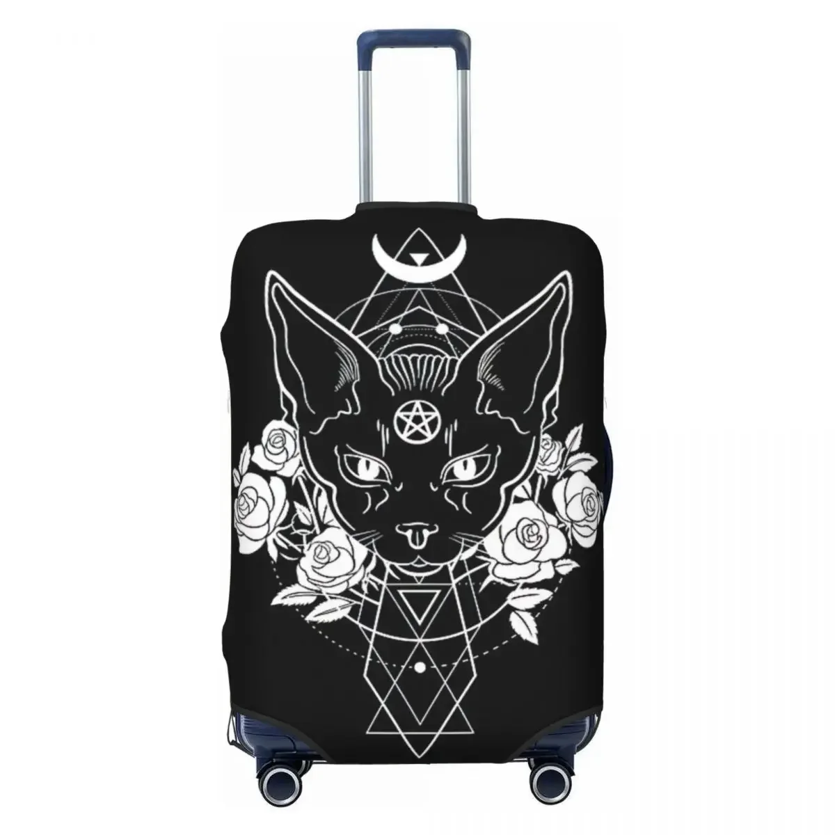 Wicca Print Luggage Protective Dust Covers Elastic Waterproof 18-32inch Suitcase Cover Travel Accessories