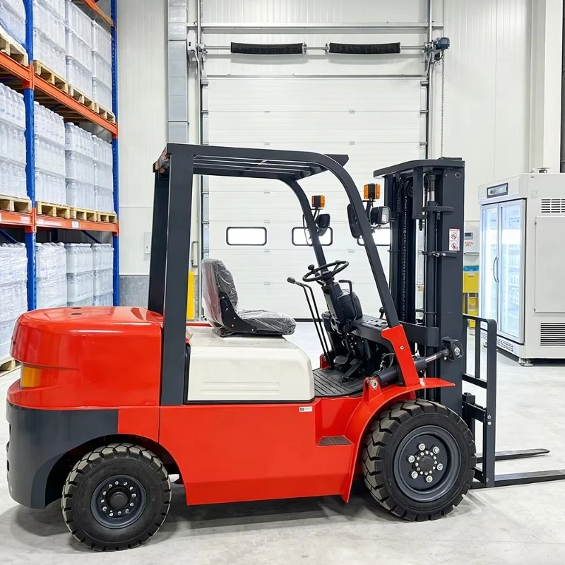 Best Sale 4x4 All Terrain Dual Fuel Forklift 2ton 5ton Mini Crane Hydraulic Forklift