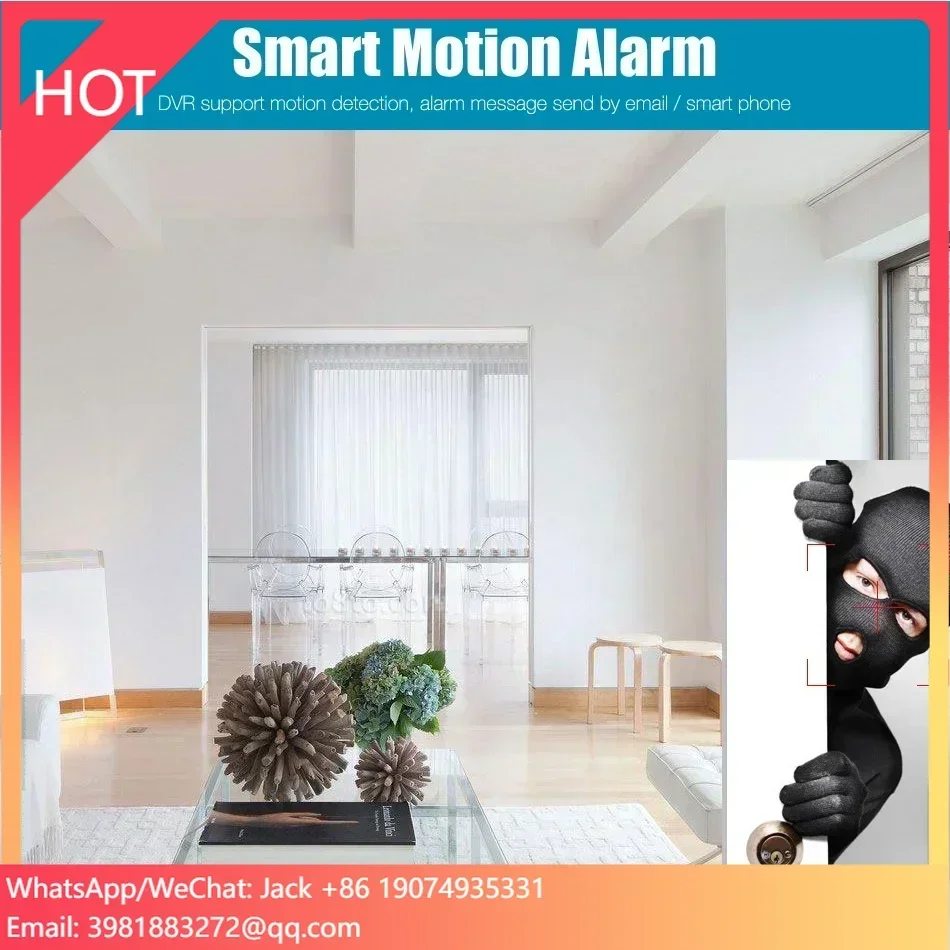 

4-канальный комплект видеонаблюдения AHD, система безопасности 1080P, внутренняя купольная камера, набор с DVR