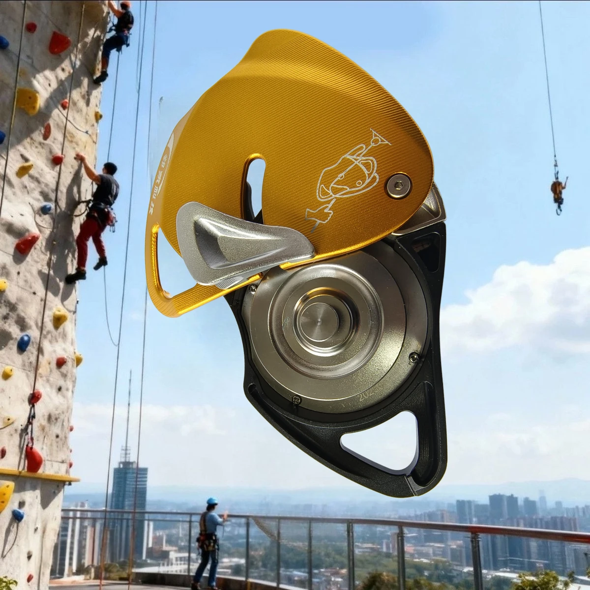 جهاز الرفع/الخفض DS500 تحميل 250 كجم رفع الرفع مكافحة السقوط رفع النسب جهاز آلة التسلق رفع وسفلي البضائع