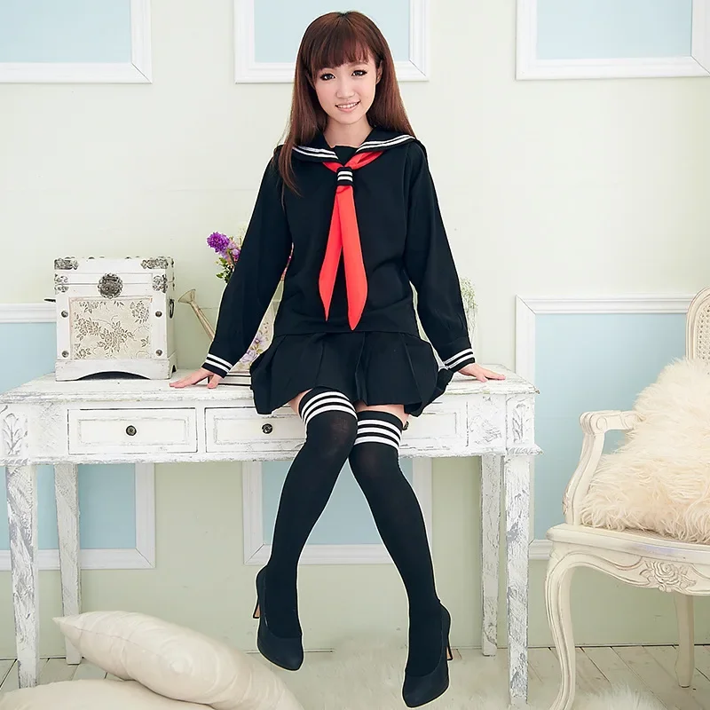 بدلة بحار من جيغوكو شوجو إنما آي ، الزي المدرسي ، قمم قماش للطلاب ، تنورات ، أزياء أنيمي تأثيري ، الصيف ،