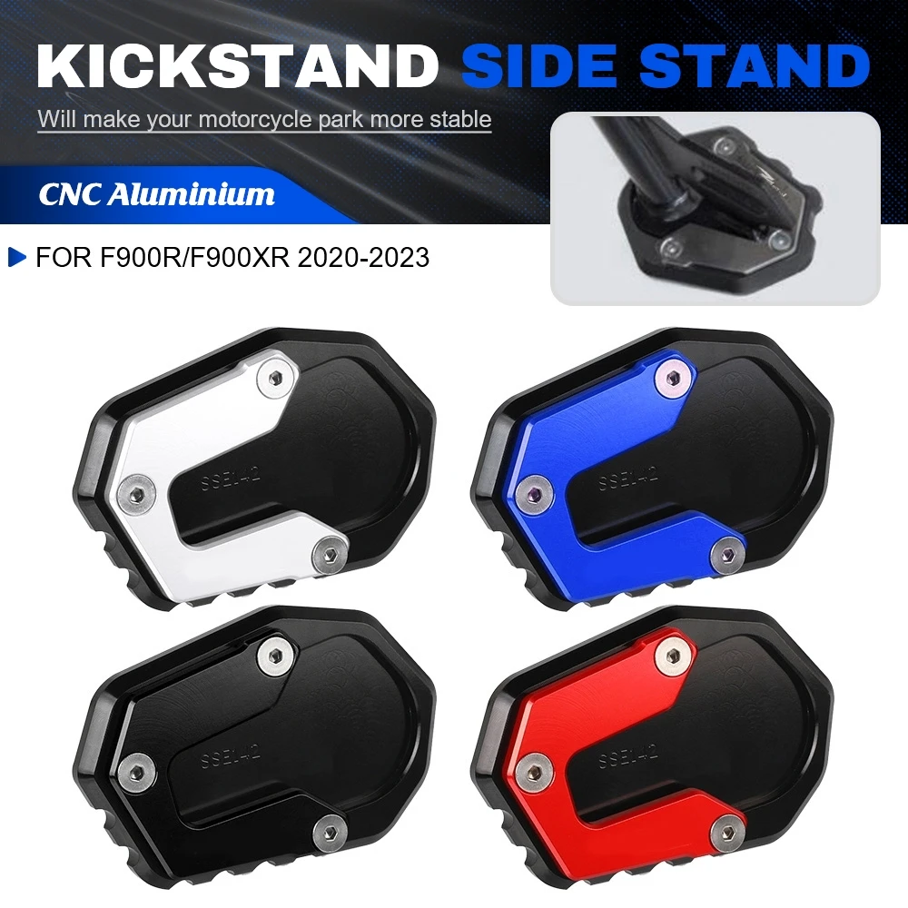 

Side Stand Motorcycle Foot Kickstand Extension Pad Support Plate Enlarge For BMW F900XR F900R F 900R F 900XR 2019-2021 2022-2024