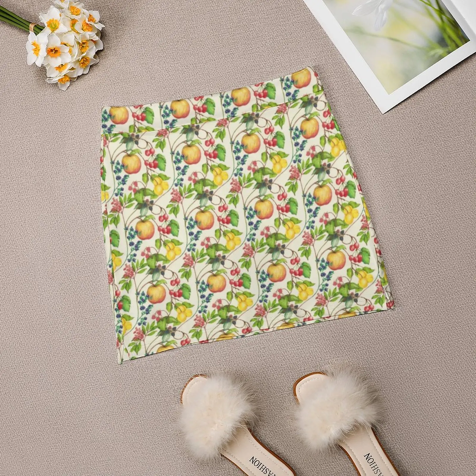 The Joy Of Summer Rok Estetika Rok Wanita Rok Pendek Fashion Baru Erfolgreichillustrator2 Fruit Summer Kitchen Berry