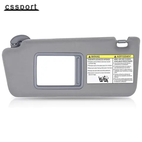 Left Driver Side Sun Visor 74320-04181-B1 For Toyota Tacoma 2005-2015 w/ Mirror