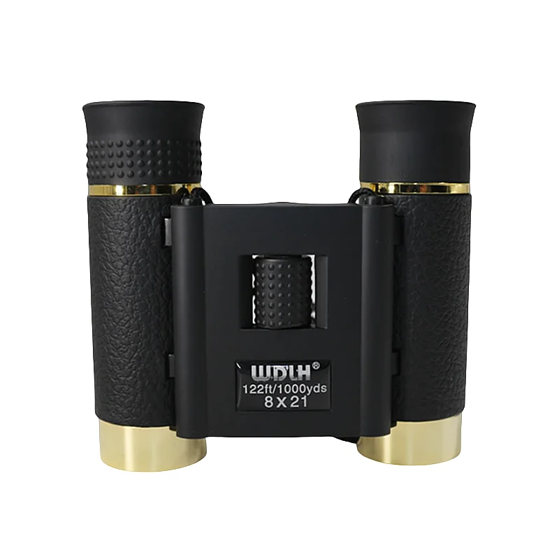 

8x21 Mini Compact Zoom Binoculars Folding Higher Clear Definition Powerful Telescope BAK4 FMC Hunting Sports Camping Child Gif