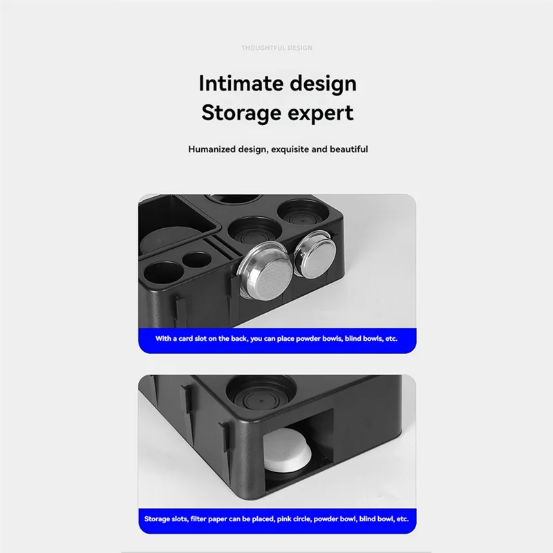

N02R-Espresso Tamping Station Organizer For 58Mm 54Mm 51Mm Epsresso Portafilter Coffee Tools Organzier Coffee Tamper Holder