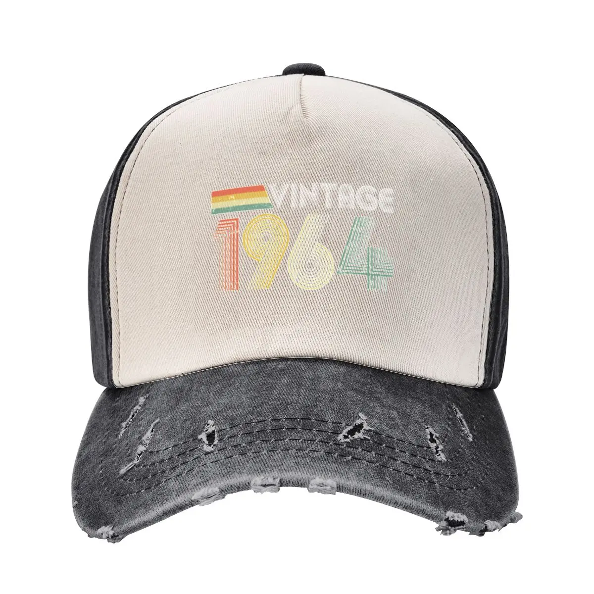 

Vintage 1964, 60th Birthday Gift Baseball Cap Snapback Cap derby hat Hat Luxury Brand Golf Men Women's