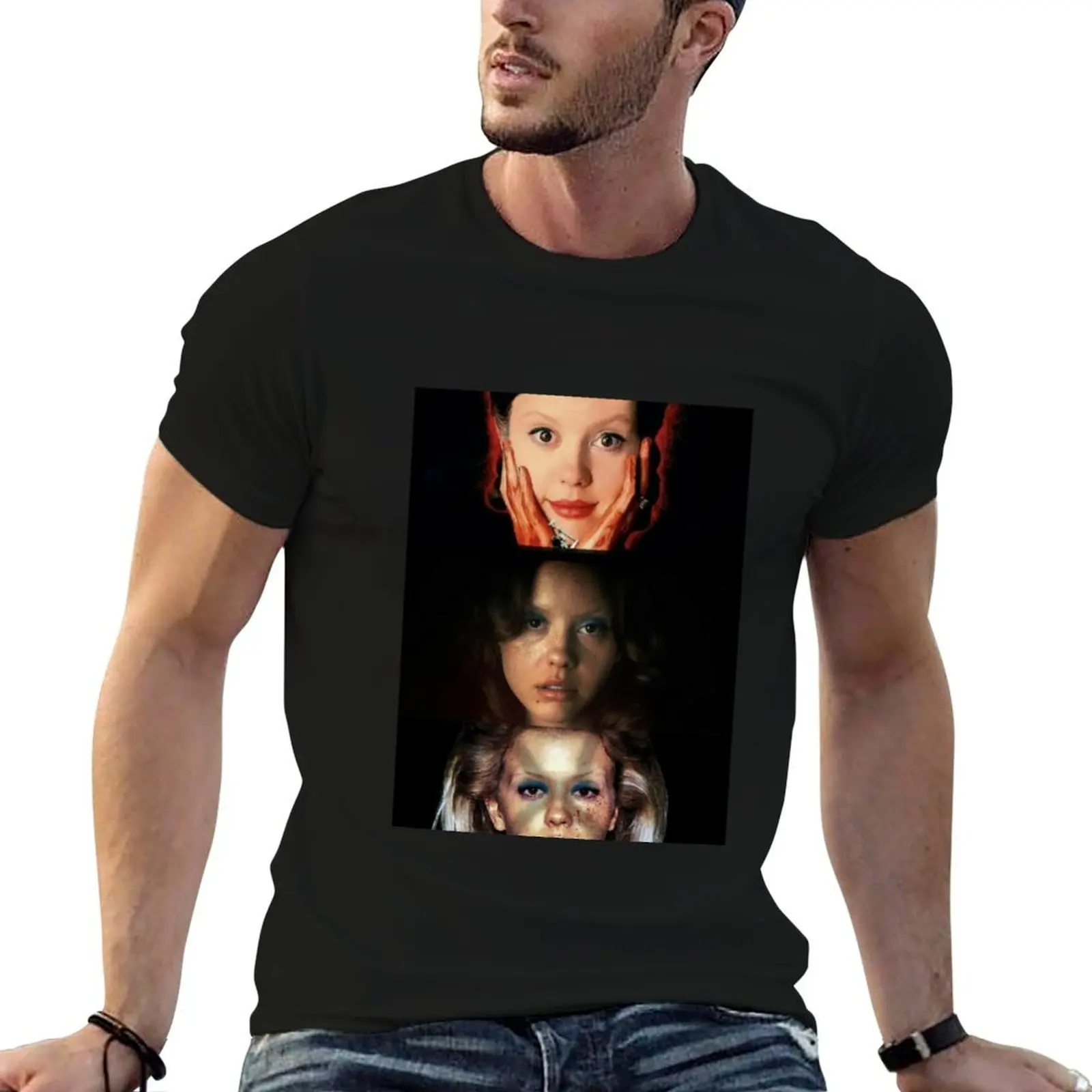 

Pearl X Maxxxine Mia goth film horror movie T-Shirt cotton graphic tees oversized plus sizes baggy shirts mens clothing