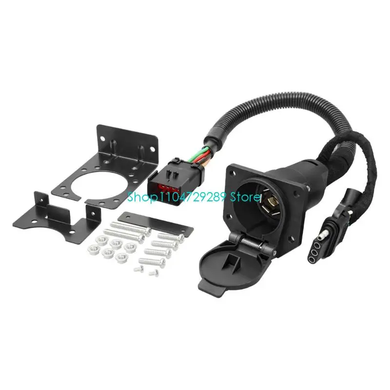 

D8ke Rust -Resyper Trailer Trailer Converter 10p до 4+7 Pin Plug Direct Fit 56038366ab