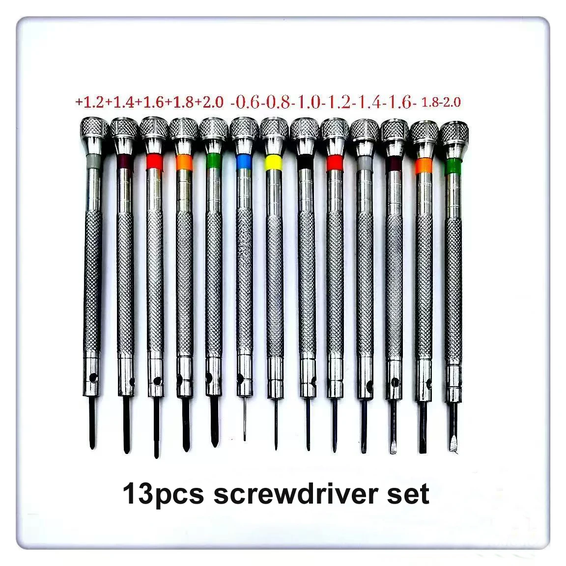 Uhrenreparatur-Werkzeugset Schraubendreher 0,6-2,0mm Flach- & Kreuzschraubendreher/Uhrmacher-Schraubendreher Entmagnetisierer-Set Großhandel