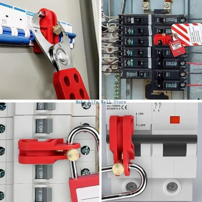 Manual Install Lock High Strength Lockout For Industrial Energy Isolation Safety