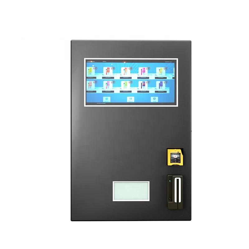 Automatic Smart Small Vending Machines for Retail Items Hair Lash Touch Screen Wall Mounted Mini Vending Machine for Cosmetics