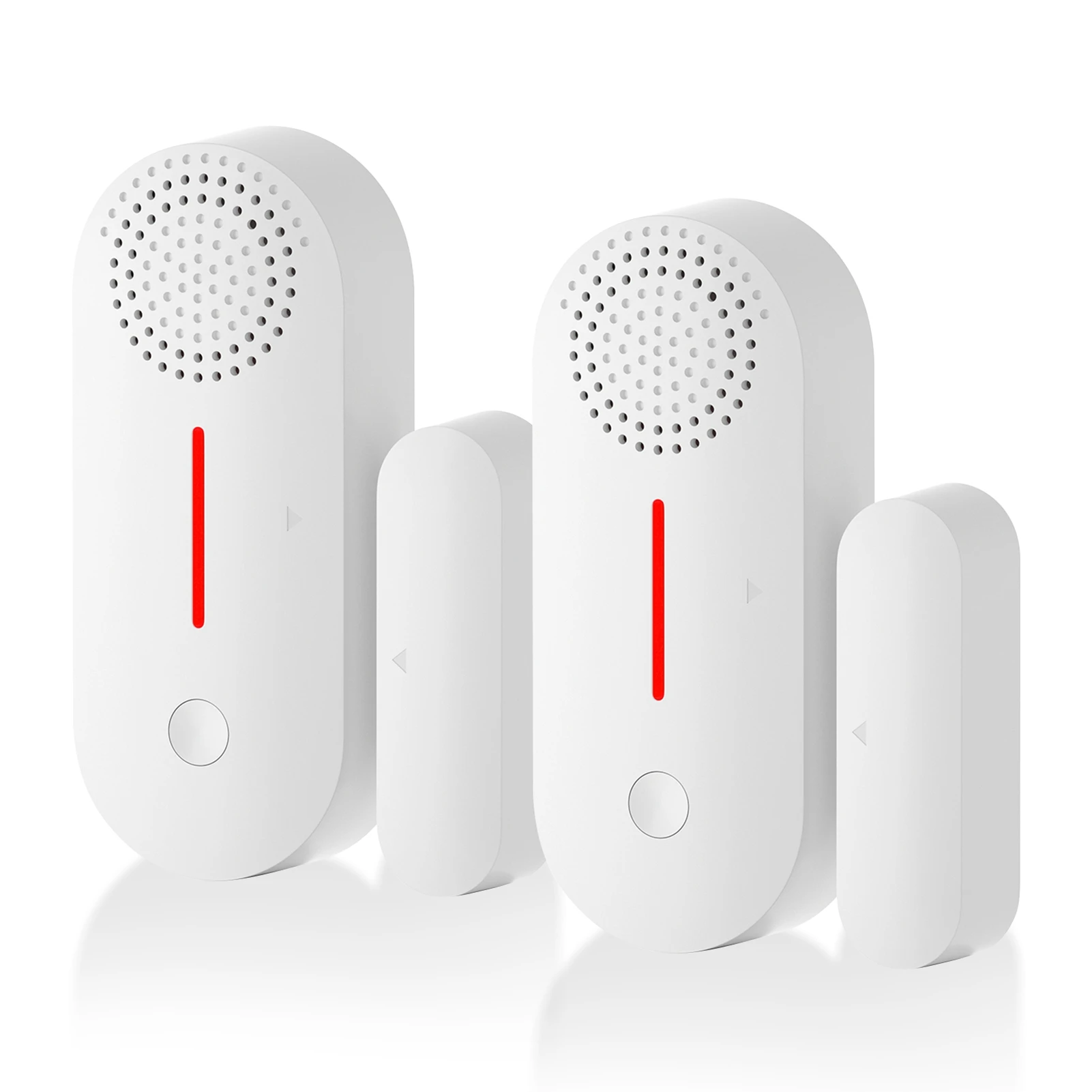 WiFi Smart Door Window Alarm Home Security Wireless Magnetic Sensor Antitheft with Sound And Light - Tuya APP Voice Control
