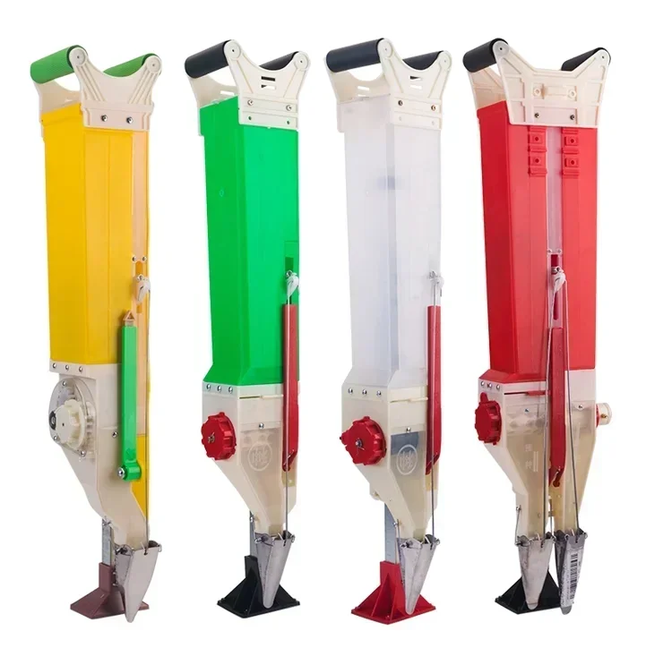 

2025 Manual double barrel Easy To Operate Sowing Fertilization Agricultural Grain Corn Seeder
