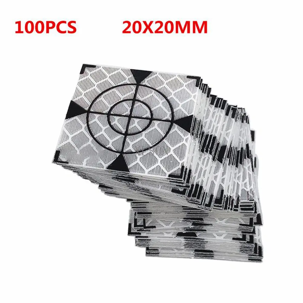 Imagem -02 - Folha Fluorescente Branca Peças de Reparação de Construção Fita Adesivos 60 mm 50 mm 40 mm 30 mm 20 mm Tarpaulin Surfing 100 Pcs