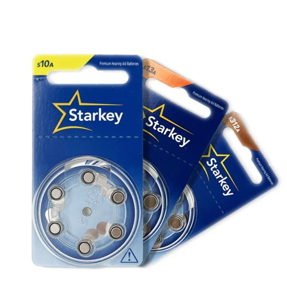 1.45v Starkey S312A 312A A312 PR41. Advanced hearing aid battery - mercury free zinc air technology A312