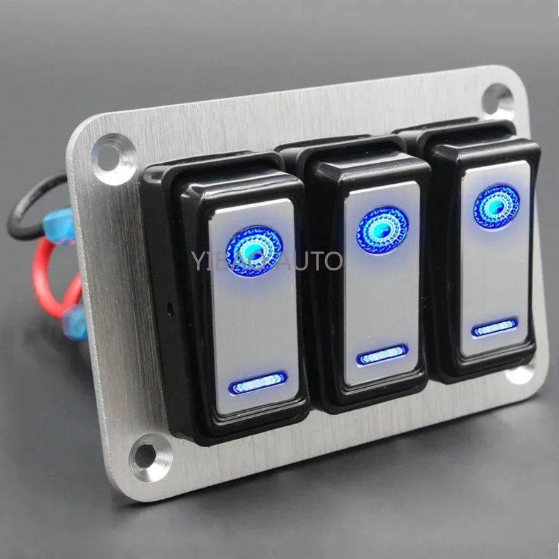 

Металлический переключатель для автомобиля, 2-8 кнопок