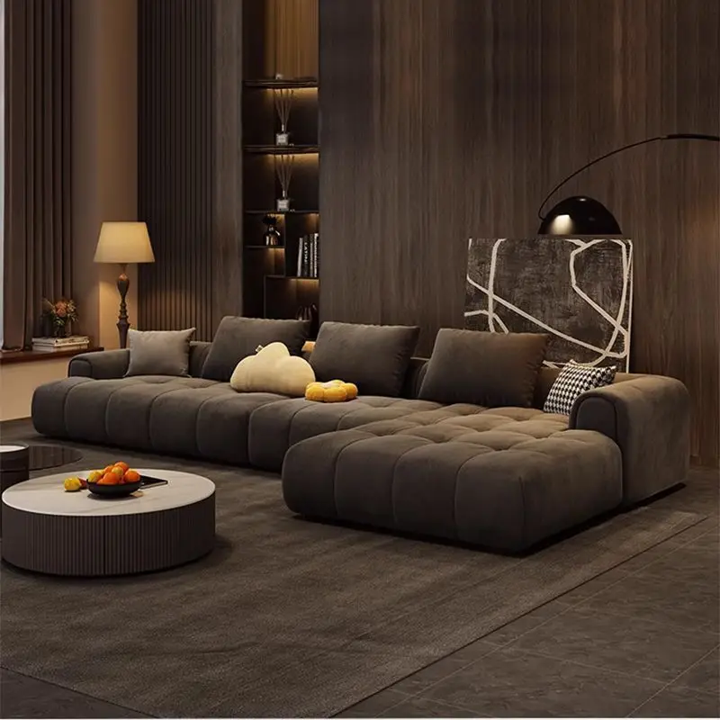 modern light luxury sofa high-end small apartment living room Sofa comfortable canapé convertible furniture for the room