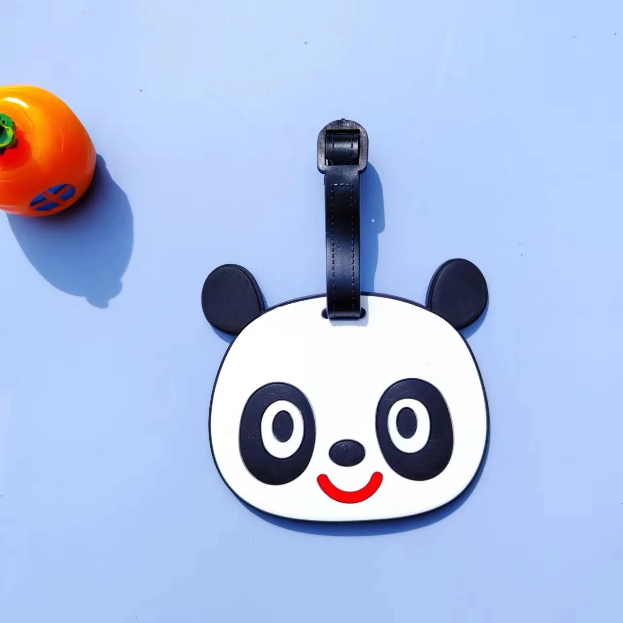 Panda Cartoon Instapkaart Koffer Cartoon Bagage Tags Ontwerp Id Identifier Label Adres Houder Reisaccessoires