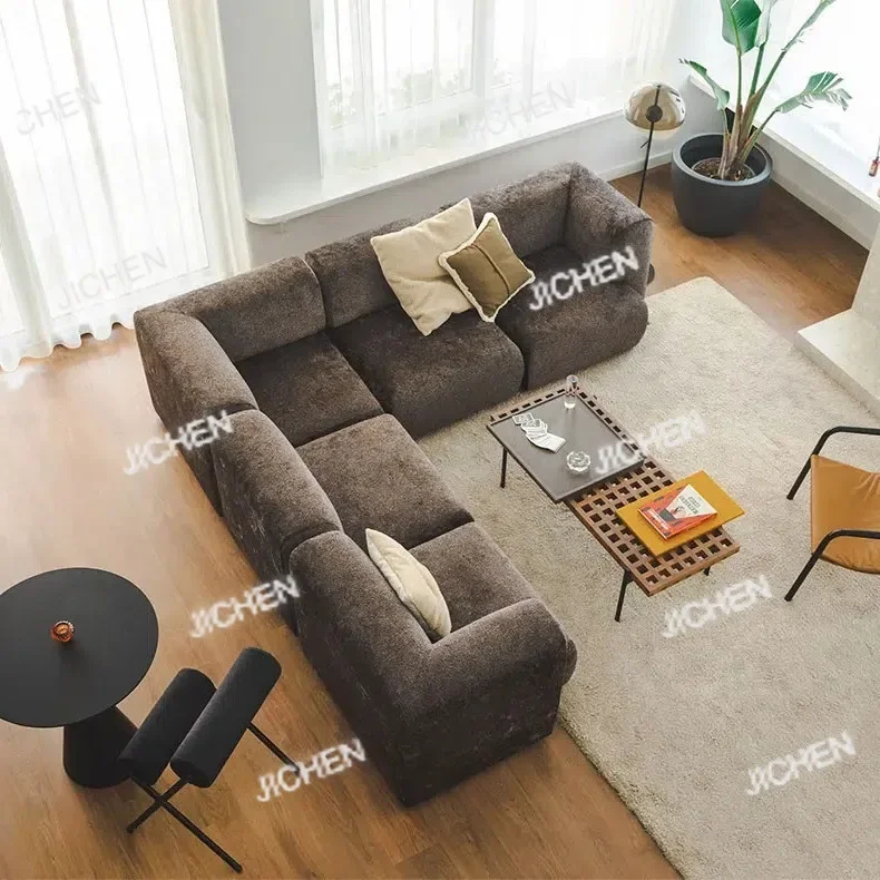 

JCH Nordic modern simple Internet celebrity real cowhide wool leisure chair living room hotel high-end lounge chair single sofa