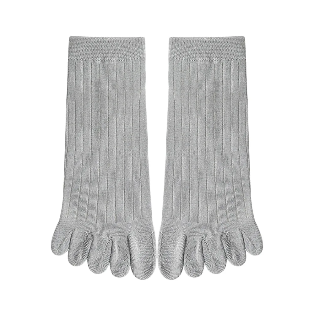 

1 пара новых хлопковых носков с пятью пальцами, короткие дышащие носки для пилатеса, впитывающие пот носки для йоги с раздельным носком