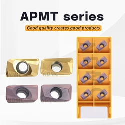 APMT1135 PDER M2 H2 APMT1604 PDER M2 H2 GD15TF GD6020 GD735 10PCS Milling Inserts Lathe Turning Tools Stainless Steel Processing