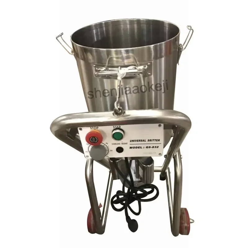 for Large Food Chopper Stainless Steel Meat Vegetable Cutter Slicer Commercial Food Processor Shredder 32L 220V 1500W