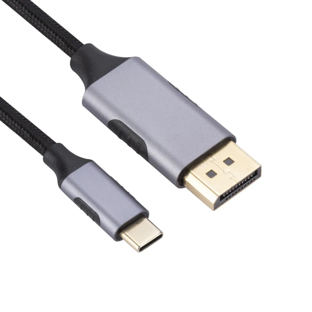 

DP Cable USB C To DisplayPort Wire USB-C 3.1 Displayport 1.4 Type-C To DisplayPort Cable Conversion HD