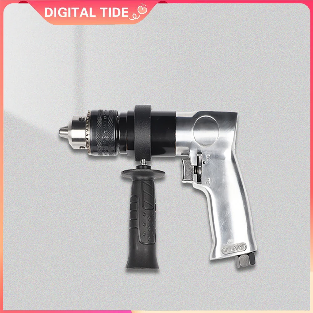 Reversible Rotation Tool 3/8'' Professional Air Drill High-speed Pneumatic Drill  For Drilling On Walls, Floors, Iron Plate Etc