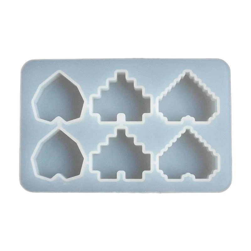 

Кристаллическая эпоксидная ультрафиолетная смола пиксель пиксель Лав, форма сердца высокое зеркало DIY ручной работы ручной