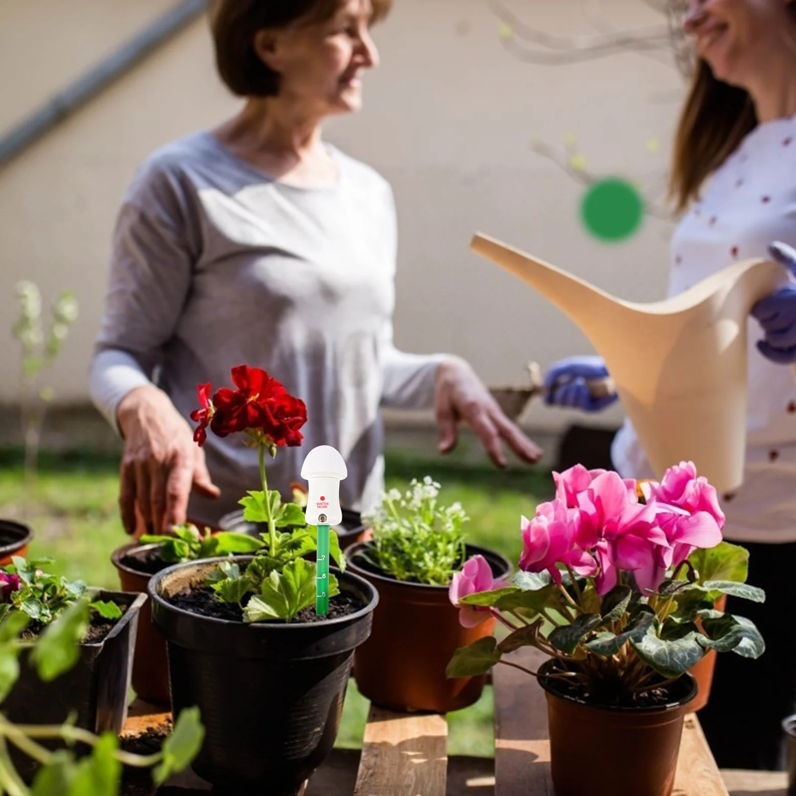 

Soil Humidity Instrument LED Moisture Tester Portable Tool for Indoor Plants Flowers Various Soils Automatic Manual Detection