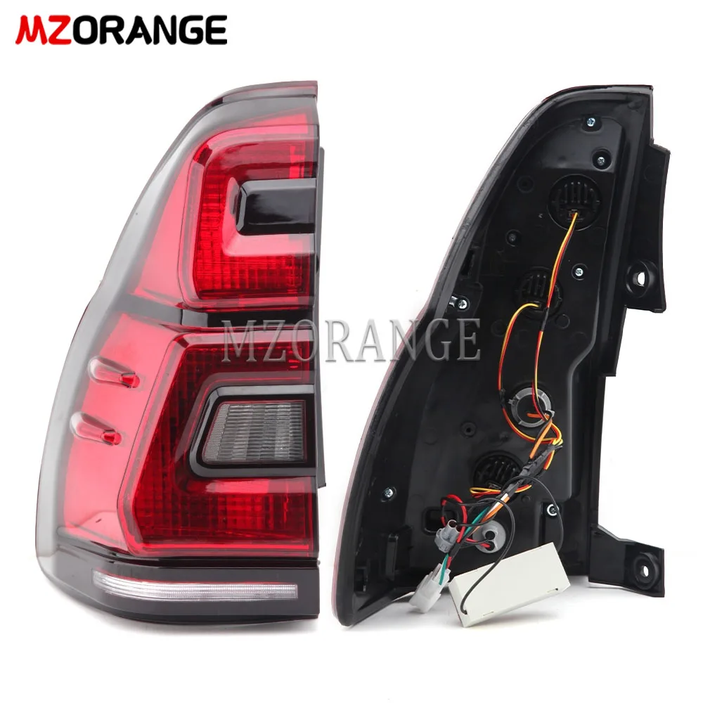 Taillamp Taillight Upgrade Black Red Backlight Back Rear Light Tail Lamp LED Tail Light For Toyota Prado 2003-2009