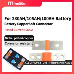Flexible Busbar 105AH 230AH 100AH 300A 200A 35MM 39MM 52MM 40MM Bus Bar Copper Loose Protector with Isolation Battery Connector