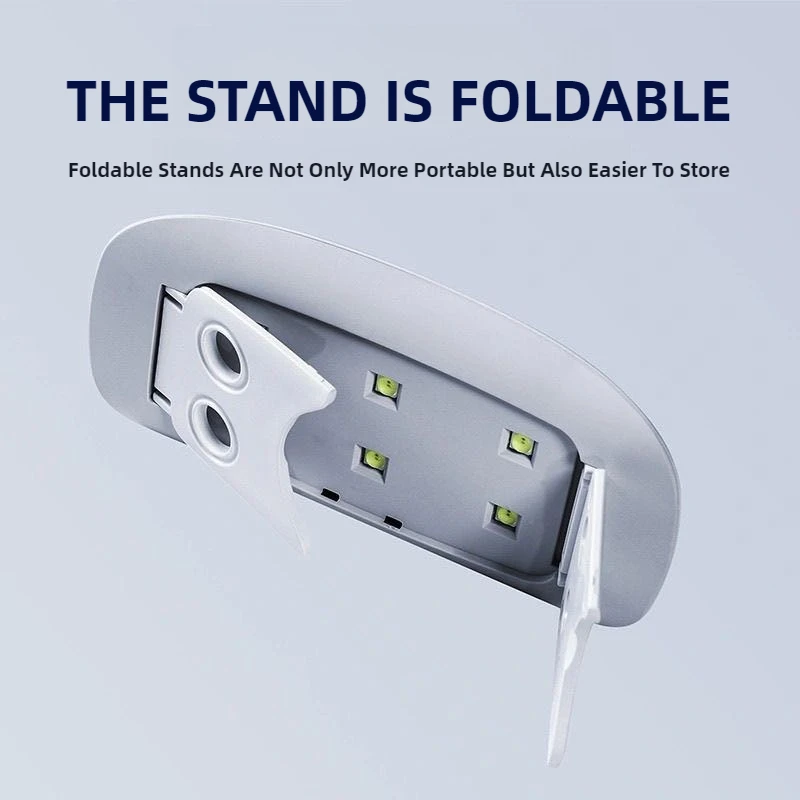 Przenośna, lekka lampa LED do zdobienia paznokci, ręczna/lampa do suszenia żelu, lampa do suszenia paznokci z dwoma timerami i ładowaniem USB