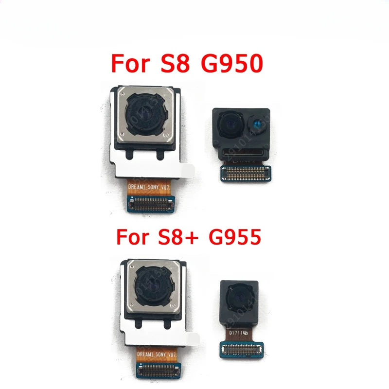 Front and Rear Back Camera For Samsung Galaxy S8 Plus G950 G955 Main Facing Camera Module Flex Replacement Spare Parts