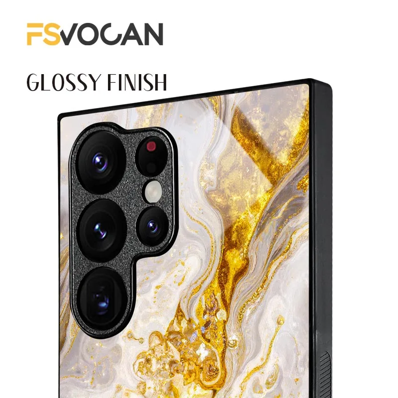 マーブルの詩的な抱擁 Samsung Galaxy S26 S25 S24 S23 S22 S21 S20 Plus Ultra A53 A54 A32 A33 A34 A35 A55用