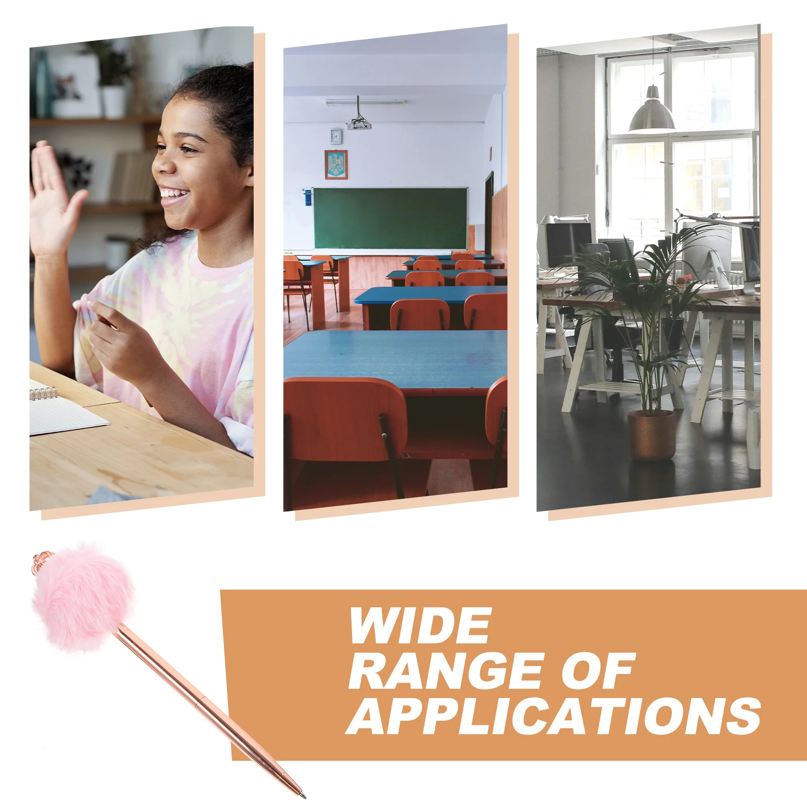 

2Pcs Students Sign Pens Smooth Glide Ballpoint Pen Novelty Decorative Writing Pens School Office Gifts Cute