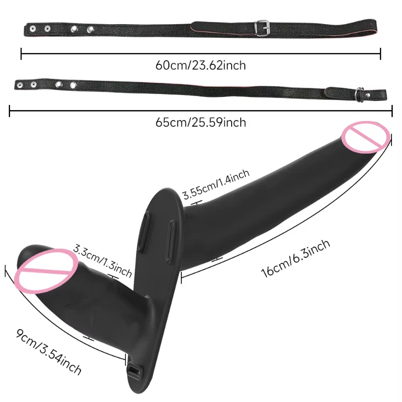 حزام على يمكن ارتداؤها مزدوج الاختراق الديك G-بقعة دسار سراويل للسحاقيات الشرج جهاز تدليك للمهبل الأزواج الجنس لعب منتجات الكبار #2