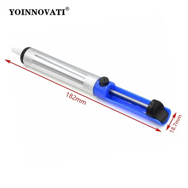 Aluminum Metal Desoldering Pump with Vacuum Suction Soldering Sucker Pen for Tin Removal and Electronic Component Repair