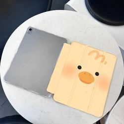 Ipad Accessories Detachable Cover for Ipad 9 Generation Case IPad Air 5 Air 4 10.9 2018 9.7 5/6th Air 2/3 10.5 Yellow Duck Shell
